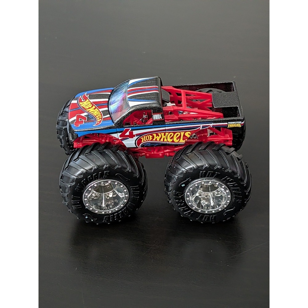 Hot Wheels "Hot Wheels Racing #4" Monster Truck LOOSE 3.5" Car
